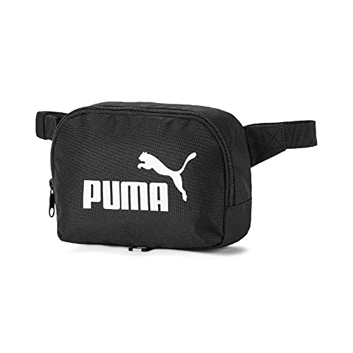 PUMA Phase Waist Bag Riñonera, Unisex-Adult, Black, OSFA