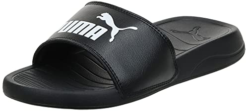 PUMA Popcat 20, Zapatos de Playa y Piscina, para Unisex adulto, Negro (Puma Black-Puma White), 39 EU