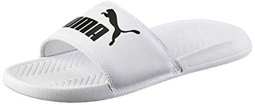 PUMA Popcat, Zapatos de Playa y Piscina, para Unisex adulto, Blanco (Puma White-Puma Black), 37 EU