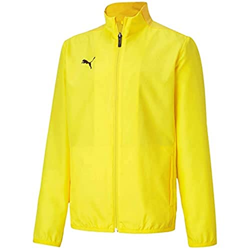 PUMA Teamgoal 23 Sideline Jacket Jr Chaqueta De Entrenamiento, Unisex niños, Cyber Yellow / Spectra Yellow, 164