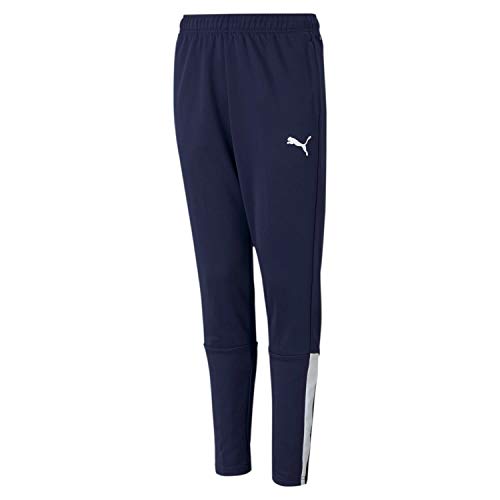 Puma teamLIGA Training Pants Jr Pantalones, Unisex niños , Peacoat, 164