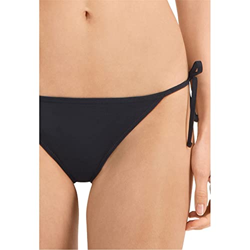 Puma Women's Side-Tie Bikini Bottom Fondos, Negro, L para Mujer