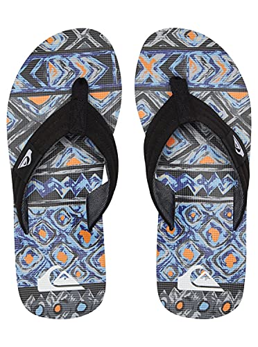 Quiksilver Molokai Layback, Sandalia Hombre, Schwarz, 44 EU