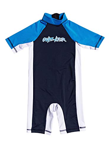 Quiksilver - Spring Licra de Manga Corta con Protección Solar UPF 50 para Niño pequeño