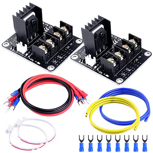 Quimat 2pcs MOSFET Impresora 3d / Extensión de Energía Para Carga de Alta Corriente QY08-02