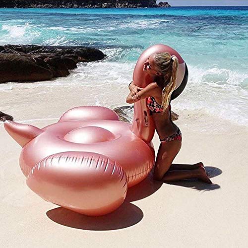 Rancross Juguetes Gigantes de natación - Balsa Flotante Inflable de la Piscina del Flamenco - Juguete Inflable Flotante Grande de la Piscina al Aire Libre para los Adultos y los niños