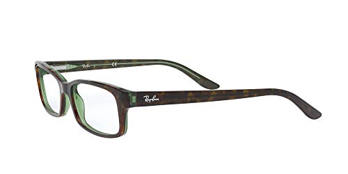 Ray-Ban 5187 Monturas de Gafas, Havana/Green, 50 Unisex-Adulto