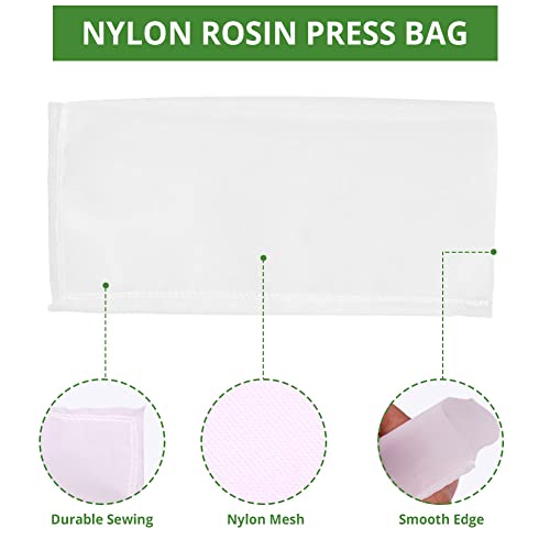 RBAYSALE Accesorios para Prensa de colofonia, 20Pcs Rosin Press Bags Bolsas de colofonia con 40Pcs Papel de Horno Permanente