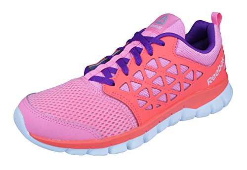 Reebok BD5652, Zapatillas de Trail Running Niñas, Rosa (Peppy Pink/Vitamin C/White/Aubergine/SIL), 23.5 EU