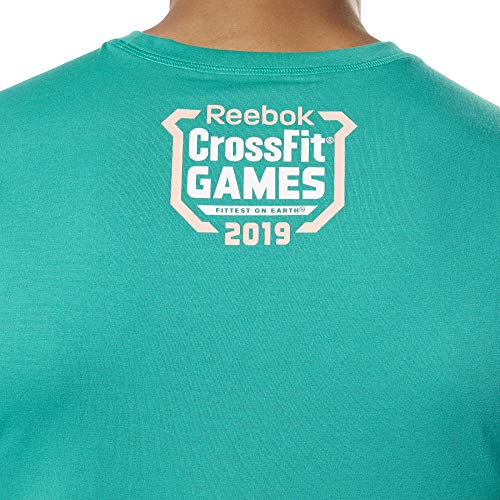 Reebok RC AC + Cotton tee G Camiseta de Manga Corta, Hombre, Verde (Emerald/Emerald), S