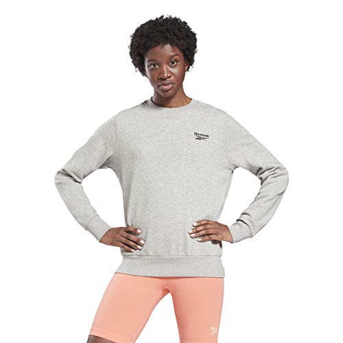 Reebok Ri French Terry Crew Sudadera, Mgreyh, M para Mujer