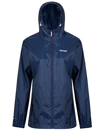 Regatta - Chaqueta Impermeable con Capucha Modelo PK It Jkt III para Chica/Mujer (38 EU) (Medianoche)