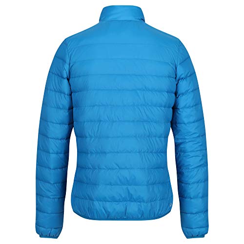 Regatta Womens Whitehill Lightweight Water Repellent Duck Down Fill Compressible Puffa Jacket Chaquetas Acolchadas, Azul petróleo, XXS (Size: 8) para Mujer