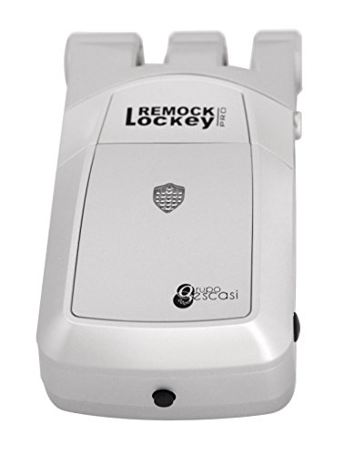 Remock Lockey Pro RLP4S Cerradura de Seguridad Invisible con 4 mandos, 3 V, Plata