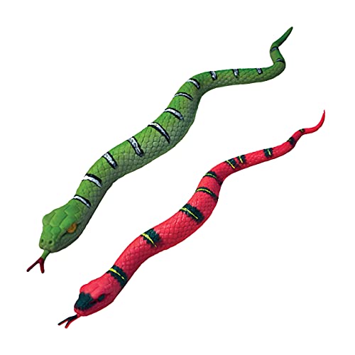 Rep Pals - Serpiente, Juguetes elásticos de Deluxebase. Réplicas de Animales súper elásticos Que parecen Reales. Ideales para niños y niñas