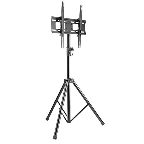 RICOO FS0844 Soporte TV Base de pie Pedestal Suelo Televisión 32-55" (81–140cm) Tripode Inclinable Televisor LED/LCD VESA 200x200-400x400