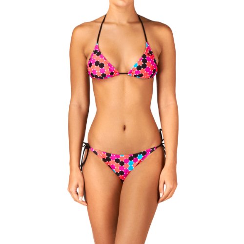 Rip Curl - Bikini con Estampado Azteca para Mujer, Talla 36, Color Negro