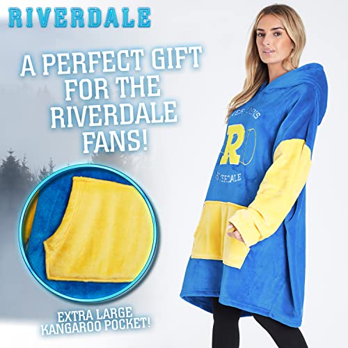 Riverdale Sudadera Mujer con Capucha Oversize, Bata Manta Polar Mujer con Capucha, Regalos Chicas Adolescentes y Mujer