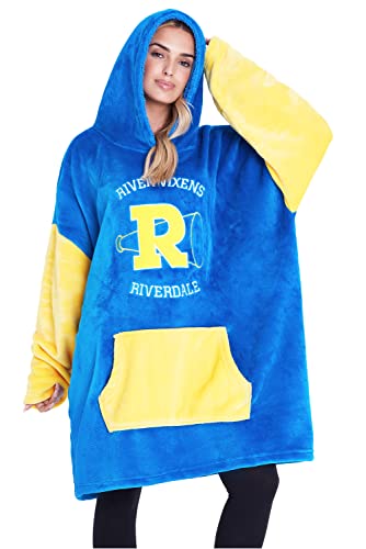 Riverdale Sudadera Mujer con Capucha Oversize, Bata Manta Polar Mujer con Capucha, Regalos Chicas Adolescentes y Mujer