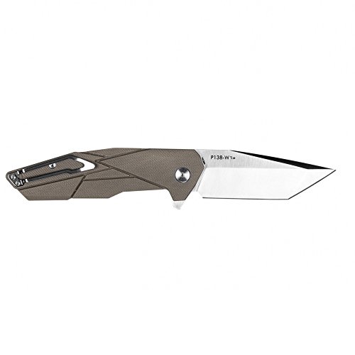 Ruike P138-W • Cuchillo Plegable Navaja De Bolsillo para Acampar Picnic Caza • Longitud Total: 221mm • PTM-es • Navaja DE Apertura ASISTIDA para Llevar Todos LOS DÍAS EDC