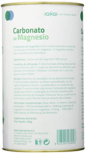 Sakai Carbonato de Magnesio - 160 gr