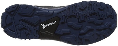 Salewa JR Alp Trainer Mid Gore-TEX, Botas de Senderismo Unisex Niños, Azul (Dark Denim/Charcoal), 33 EU