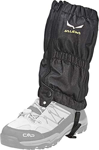 SALEWA Junior Gaiter, Adultos Unisex, Negro, Uni