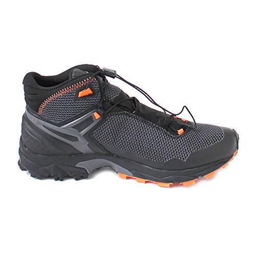 Salewa MS Ultra Flex Mid Gore-TEX Zapatillas de trail running, Black/Holland, 44.5 EU