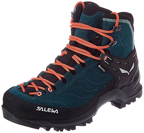 Salewa WS Mountain Trainer Mid Gore-TEX Botas de Senderismo, Atlantic Deep/Ombre Blue, 38.5 EU