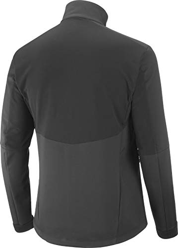 SALOMON Agile Softshell JKT M Chaqueta, Hombre, Black, s