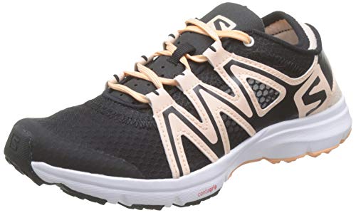 Salomon Crossamphibian Swift 2 W, Zapatillas Impermeables Mujer, Negro (Black/Bellini/Cantaloupe), 42 EU