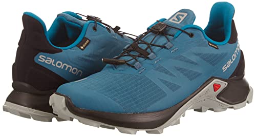 Salomon Shoes Supercross 3 GTX Mallard - Zapatillas de deporte, Mallard Blue Black Crystal Tea, 42 EU