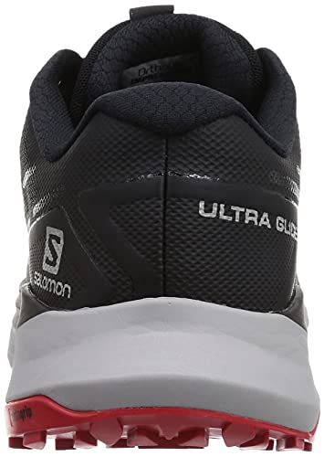 SALOMON Shoes Ultra Glide, Zapatillas de Trail Running Hombre, Black/Alloy/Goji Berry, 42 EU