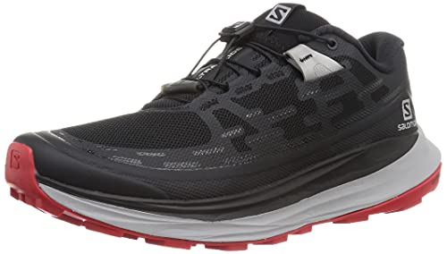 SALOMON Shoes Ultra Glide, Zapatillas de Trail Running Hombre, Black/Alloy/Goji Berry, 43 1/3 EU