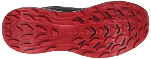 SALOMON Shoes Ultra Glide, Zapatillas de Trail Running Hombre, Black/Alloy/Goji Berry, 46 2/3 EU