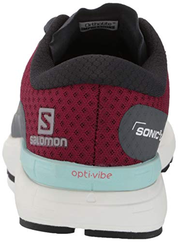 SALOMON Sonic 3 Confidence W, Correr. Mujer, India Ink White Beet Red, 36 EU