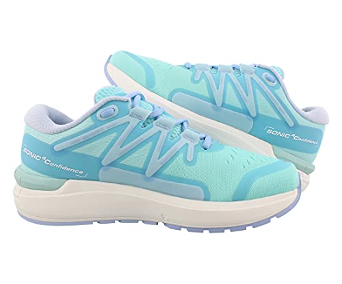 SALOMON Sonic 4 Confidence W, Zapatillas de Running Mujer, Tanager Turquoise/White/Kentucky Blue, 38 EU