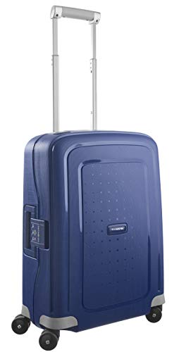 Samsonite S'Cure Spinner S - Maleta de equipaje, S (55 cm - 34 L), Azul (Dark Blue)