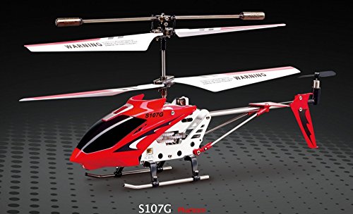 SATKIT HELICOPTERO Radio Control SYMA 107G 22 CM , 3, 5 Canales, GIROSCOPIO,