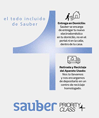 Sauber - Frigorífico Dos Puertas SERIE 1-166I - F - 164,5 x 55 cm - ENTREGA EN DOMICILIO