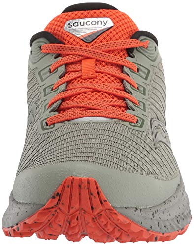 Saucony Guide 13 TR, Zapatillas para Carreras de montaña Hombre, Desert/Orange, 43 EU