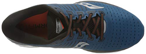 Saucony Guide 13, Zapatillas Hombre, Azul Blue Silver 25, 45 EU