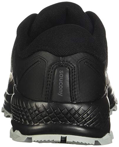 Saucony Men's S20541-1 Peregrine ICE+ Running Shoe, Blackout - 7 M