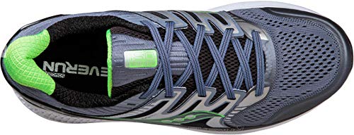 Saucony Redeemer ISO 2, Zapatillas de Deporte Hombre, Gris (Gry/SIL/SLM 3), 42 EU