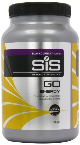 Science in Sport Energía en Polvo GO | Sabor Grosella Negra | Bebida Energética en Polvo Para Deportistas | Vegano y sin Gluten | 1,6 kg | 32 Porciones