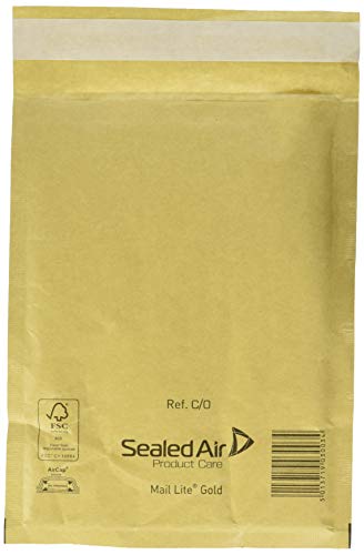 Sealed Air Mail Lite - Gold Sobres acolchados 15 X 21 cm, 1 x 100 sobres