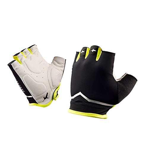 SEALSKINZ Ventoux, Guantes, Color Black/Hi Vis Yellow, tamaño Mediano, Unisex-Adult, Medium