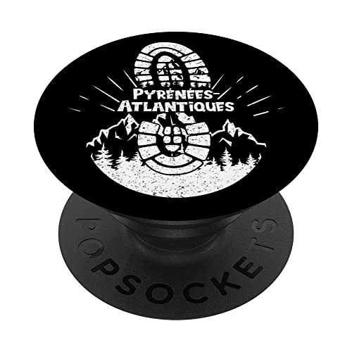 Senderismo Pirineos Atlánticos Francia Senderismo Vacaciones Esquí PopSockets PopGrip Intercambiable