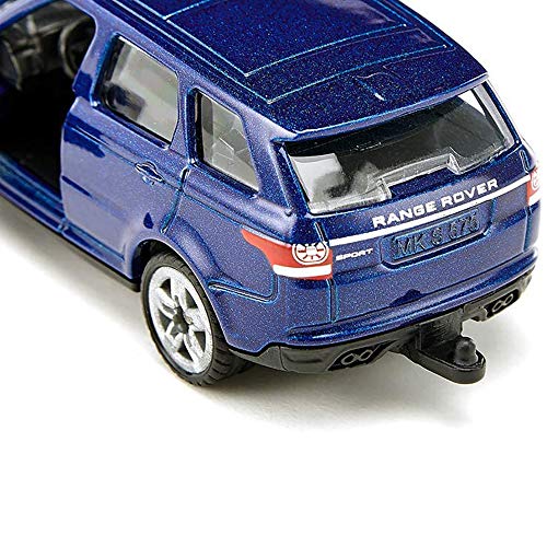 siku 1521, Range Rover, Metal/Plástico, Azul, Enganche para remolque, Compatible con otros modelos siku de la misma escala