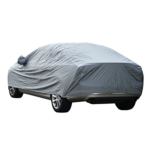 Sipobuy Universal impermeable a prueba de arañazos prueba duradera coche cubierta de algodón transpirable forrado resistente (S: 400*160*120CM)